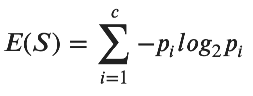 Image 2 — Entropy formula (image by author)
