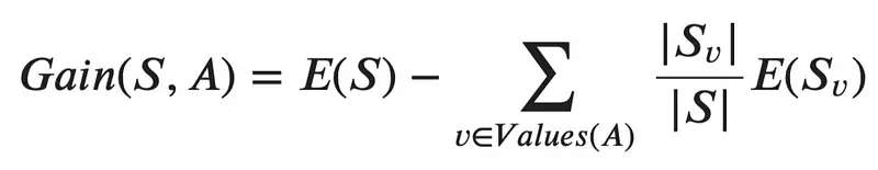 Image 7 — Information gain formula (image by author)