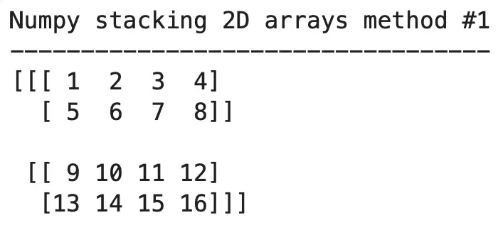 Image 8 - Stacking 2D arrays (1) (image by author)